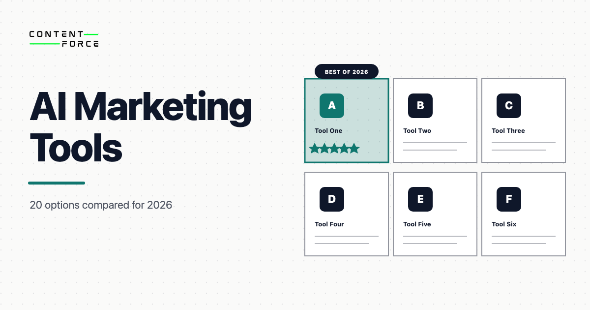 Contentforce featured image: AI Marketing Tools