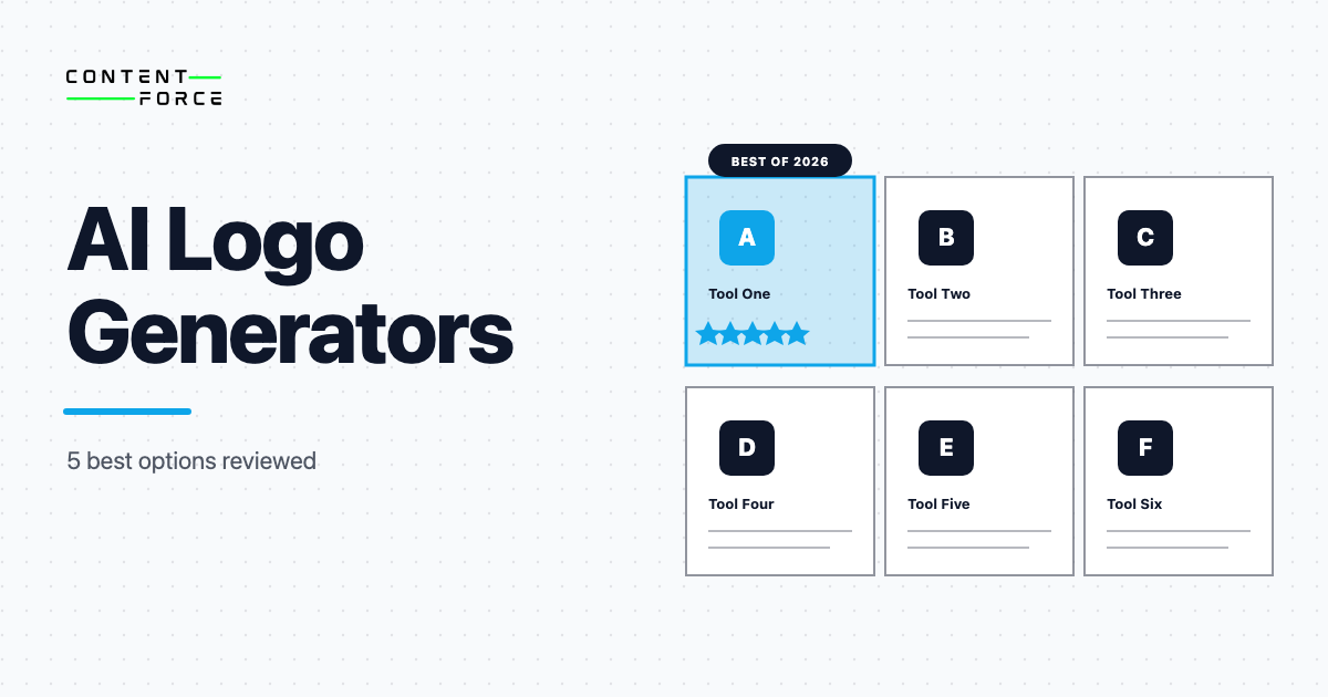 Contentforce featured image: AI Logo Generators