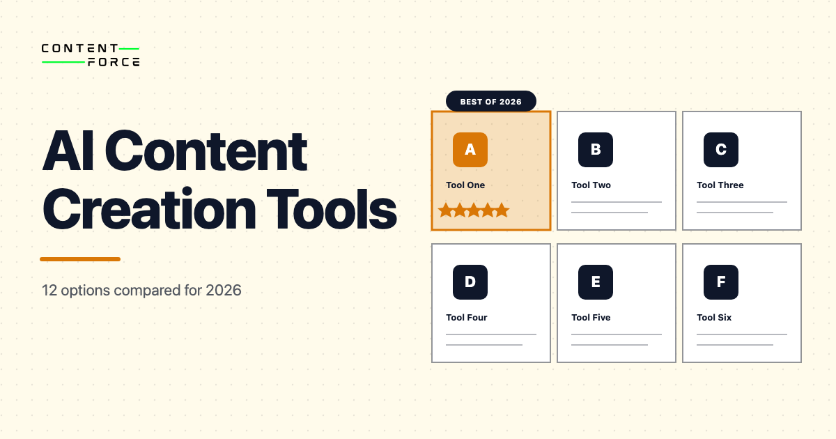Contentforce featured image: AI Content Creation Tools