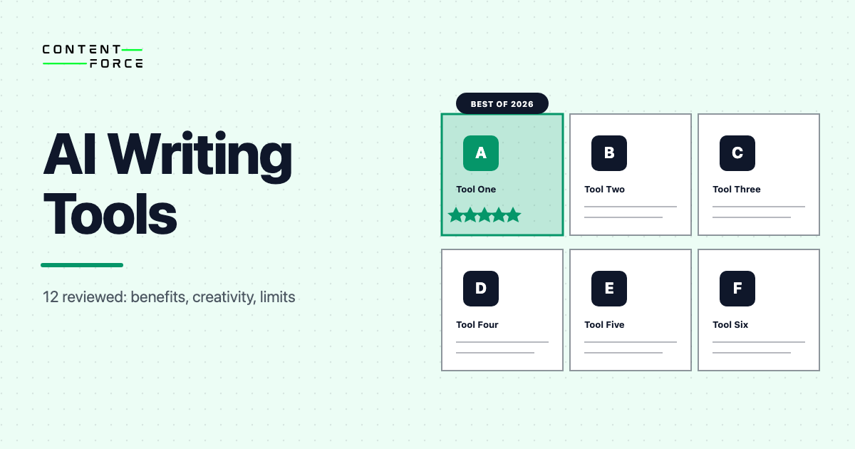 Contentforce featured image: AI Writing Tools