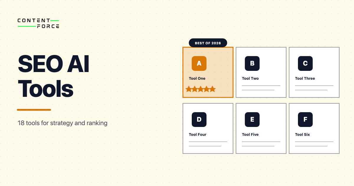 Contentforce featured image: SEO AI Tools