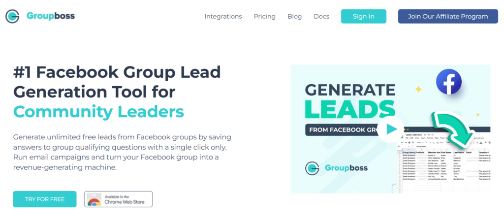 Groupboss screenshot