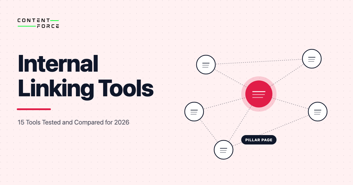 Contentforce featured image: Best Internal Linking Tools for 2026