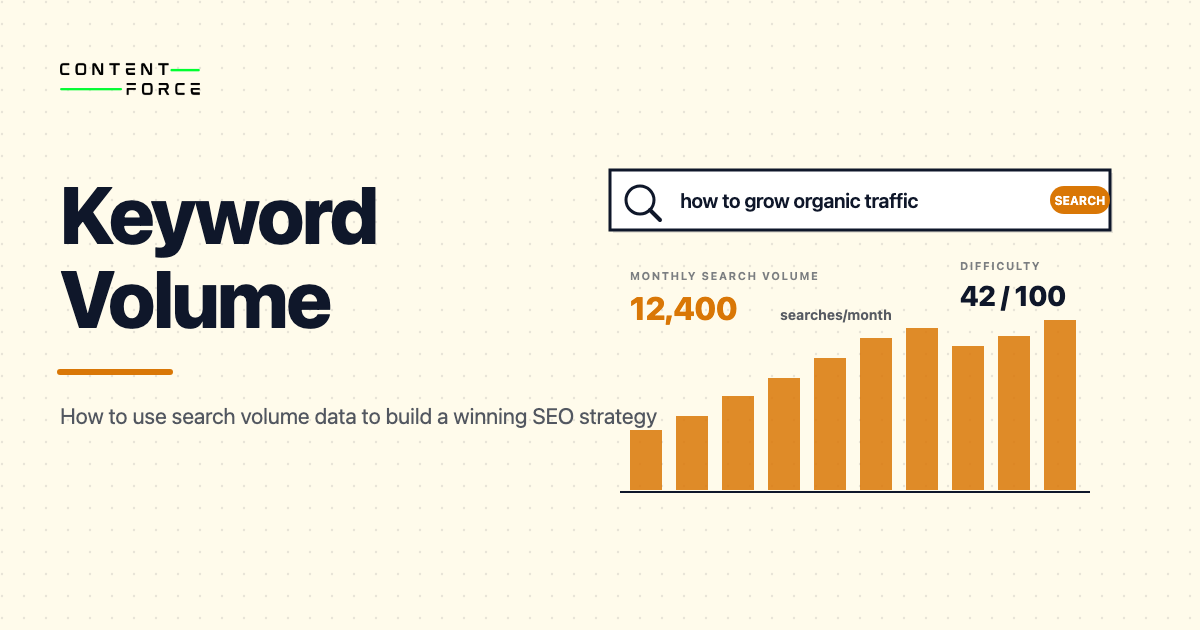 Featured image: Keyword volume guide for SEO strategy