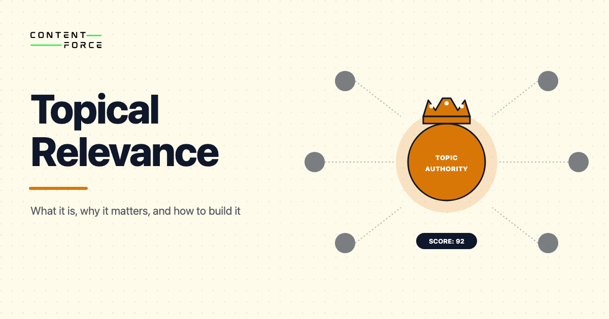 Topical relevance: definition, importance, and how to build it