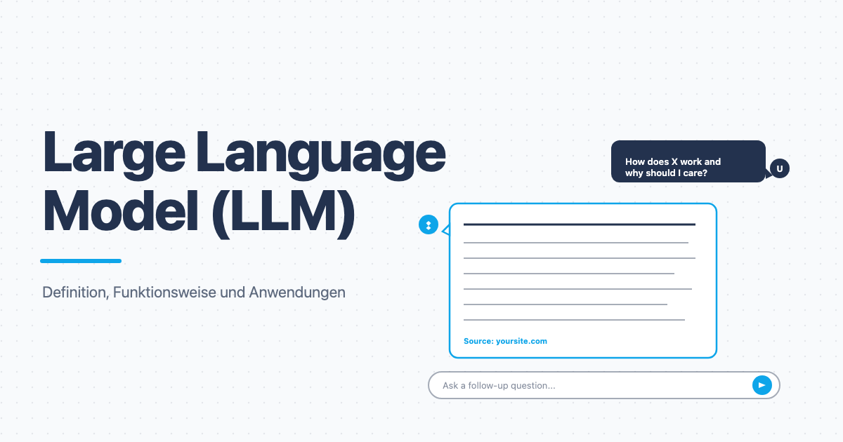 large language model definition funktionsweise