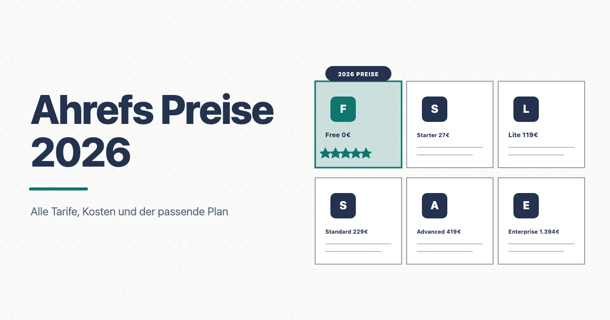 ahrefs preise