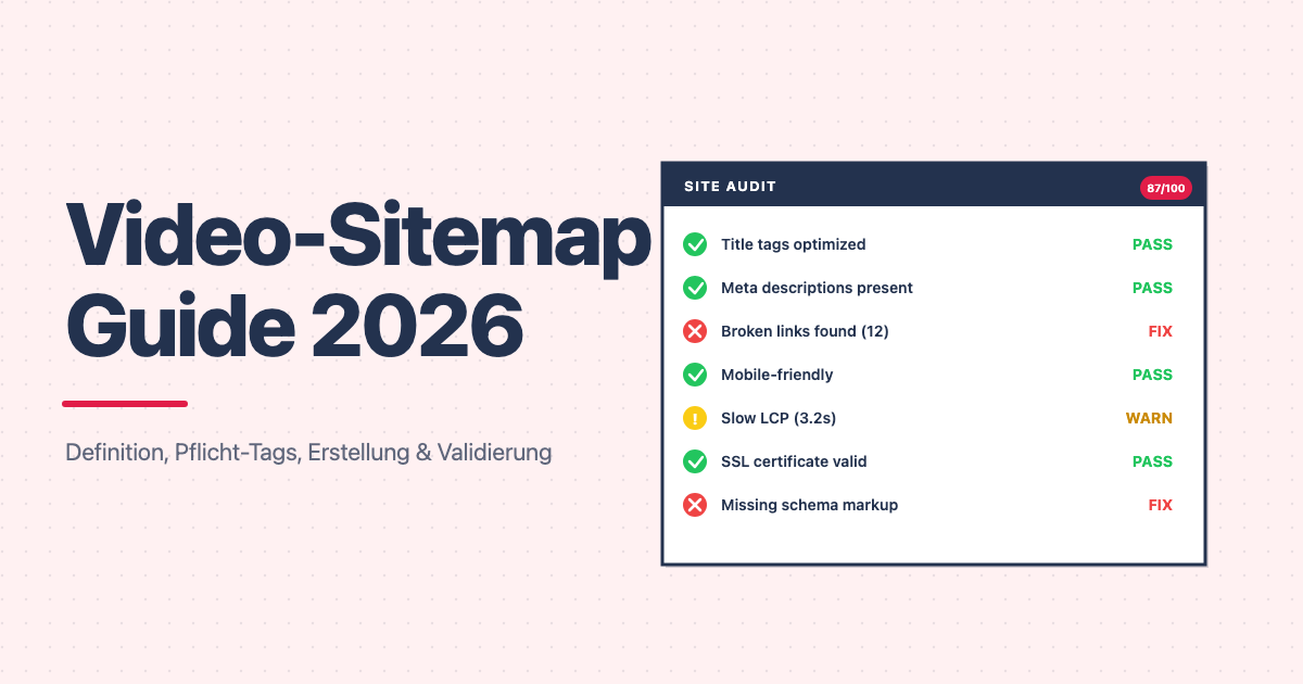 video sitemap