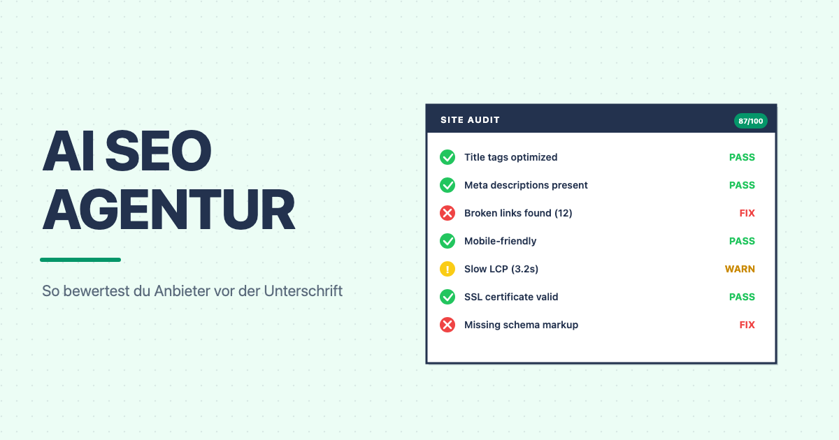 ai seo agentur