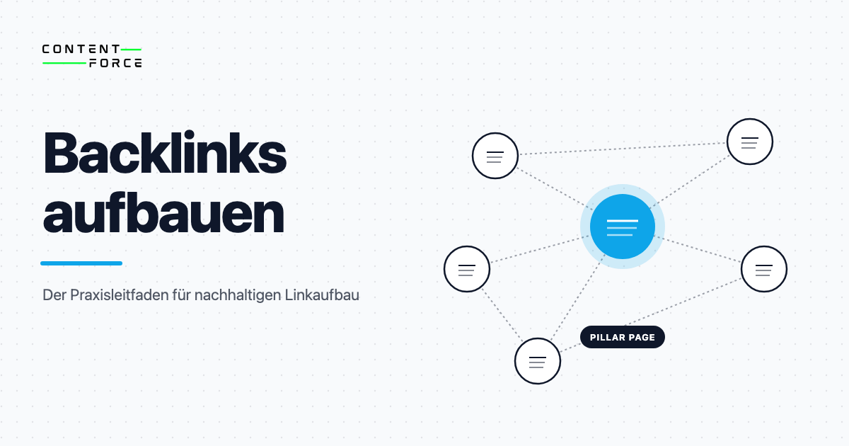 Contentforce featured image: Backlinks aufbauen