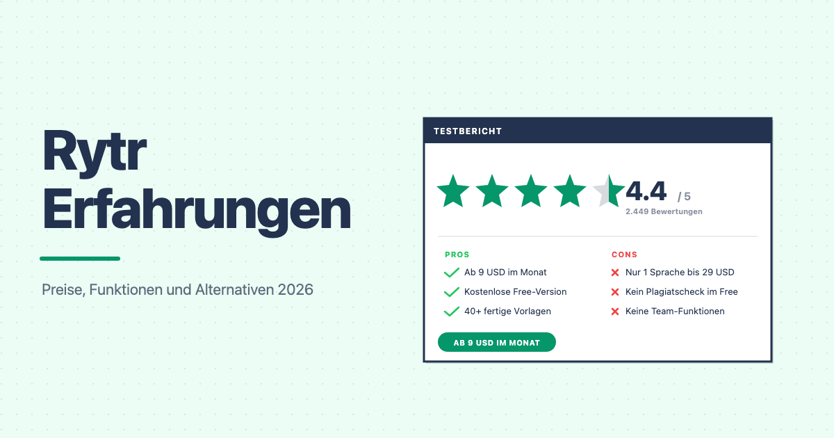 Rytr Erfahrungen 2026