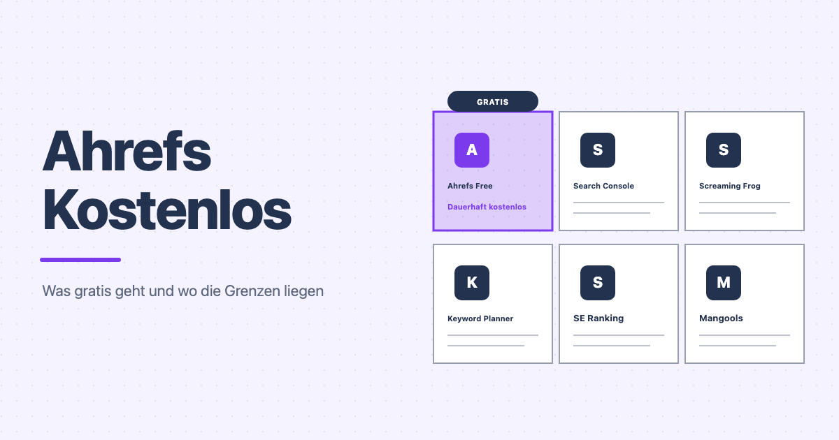ahrefs kostenlos